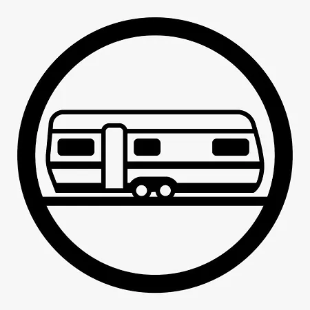 Gerestylde Vintage Caravan 