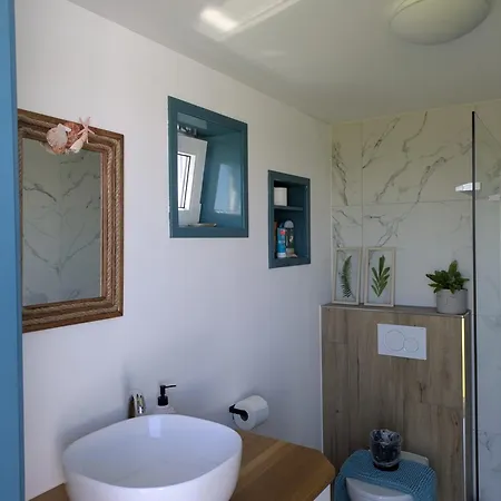 Gerestylde Vintage Caravan 