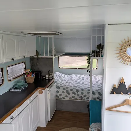 Gerestylde Vintage Caravan 